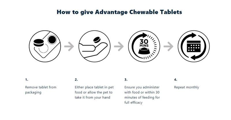Advantage Chewable Flea & Tick Tablet for Dogs Thumbnail