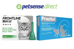 Flea, Tick & Worm Bundle Cat